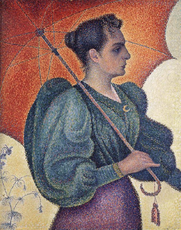 Paul Signac woman with a parasol china oil painting image